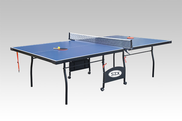 双子星折叠可移动乒乓球台蓝色面板